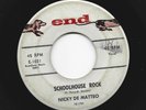 ROCKABILLY  bw/ DOOWOP 45 - NICKY DE MATTEO - SCHOOL HOUSE ROCK - HEAR -1958 END