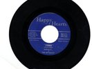 Rare 1962 vintage rockabilly 45 record Herold L & the offbeats happy hearts 124