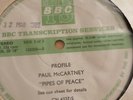 BBC Transcription Service Paul McCartney Profile Pipes Of Peace Vinyl VG+