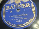 Banner 78 RPM Jack Pettis - Stockholm Stomp 1907 V+ Jazz