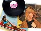 ORIGINAL 1962 FRANCE 1ST FRANCOISE HARDY VINYL LP + RARE BIKINI POSTER
