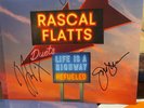 Rascal Flatts - Life Is A Highway, Refueled Signed Tangerine Colored Vinyl LP