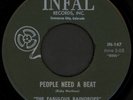 THE FABULOUS RAINDROPS People Need A Beat 45 Infal Rare Latin Psych Funk M-