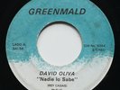 DAVID OLIVA Nadie Lo Sabe / Quiero Ser Tu Confidente 45 SALSA ROMANTICA PR