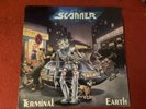 SCANNER 2 X ORIGINAL METAL VINYL LP'S HYPERTRACE & TERMINAL EARTH NICE COPIES
