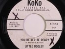 Northern Soul 45 LITTLE DOOLEY You Better Be Ready KOKO promo HEAR b