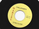 GARAGE FUZZ  PSYCH FUNK 45 -CHALLENGERS - LETTING YOU KNOW - HEAR -LATIN -MARIEL