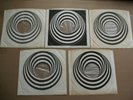 5 GENUINE ORIGINAL UK VERTIGO SWIRL INNER SLEEVES NUCLEUS AFFINITY MAY BLITZ etc