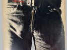 Rolling Stones 1971 Sticky Fingers LP – Zipper Cover, Warhol Art. Cover G: Album