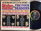 THE BEATLES vs THE FOUR SEASONS  ORIGINAL VEEJAY DX30 1964 FIRST PRESS GATEFOLD