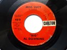 BIG AL DOWNING 45 MISS LUCY USA CARLTON MONSTER 1958 ROCK'N'ROLL R&B STROLLER VG