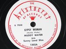 MUDDY WATER: gypsy woman / little anna mae ARISTOCRAT Single 78 RPM