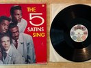 DOO WOP ROCK AND ROLL 33 LP THE FIVE SATINS SING