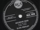 CLASSIC 1957 UK No. 1 ELVIS PRESLEY 78 JAILHOUSE ROCK / TREAT ME NICE RCA 1028 E
