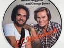 Merle Haggard & George Jones “C.C. Waterback” Single/Epic (EX) Promo Pict Disc