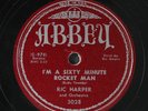 RIC  HARPER: sixty minute man / joogie-boogie joint ABBEY Single 78 RPM