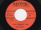 ROCKABILLY CURLEY GRIFFIN You Gotta Play Fair/Love Is Wonderful Thing M- HEAR
