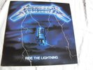 Near Mint Metallica Ride the Lightning Megaforce original 1983 no bar code clean