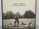 George Harrison All Things Must Pass Box Set 3 LP Records Vinyl w Poster