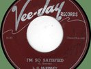 L.C. McKINLEY I'm So Satisfied / Lonely 45rpm Vee-Jay 1955 Chicago blues