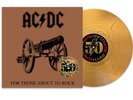 AC/DC – For Those About to Rock Limited  Gold Vinyl LP, 50th Anniversary Edition