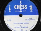 MUDDY WATERS: sad letter blues / you're gonna need my help CHESS Single 78 RPM