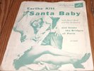 Eartha Kitt Santa Baby / Under The Bridges Of Paris w/ Picture Sleeve RCA 7