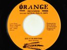 Power Pop 45 - Comets - See It In Writing/Living The Answer - Orange VG+