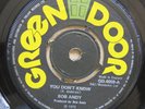 BOB ANDY You Don't Know / Border Song UK 7
