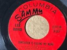 LEE DAVID TEMPTATION IS CALLING MY NAME / COLD WAVE COMING ON VG/VG+ HEAR