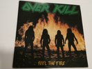 Overkill - Feel The Fire 1985 LP Megaforce 1st Pressing Ships ASAP