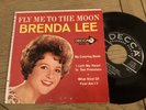 Brenda lee; Fly Me To The Moon DECCA US EP EX/EX  7” Vinyl Free UK Post