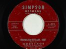 R&B Soul Popcorn Mod 45 - Barbara Simpson - Waiting For My Baby - Simpson