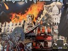 IRON MAIDEN 2 lp very RARE yellow eddie cover 1993 a real live one POSTER