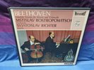 ROSTROPOVICH RICHTER BEETHOVEN CELLO SONATAS PHILIPS HIFI STEREO 835 182-183 2LP