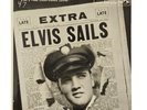 NM Elvis Presley RCA EPA-4325  Elvis Sails 1st Press Interviews w-Cover 45 RPM