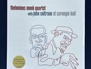 THELONIOUS MONK/JOHN COLTRANE AT CARNEGIE HALL CLEAR VINYL 2-LP SET NEW MINT