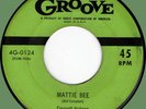 EMMETT HOBSON Mattie Bee / Where Is Joe? 45rpm Groove 1955 jump blues