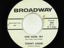 Northern Soul 45 - ?/Tommy Andre - Hold Back The Tears - Broadway rare misprint
