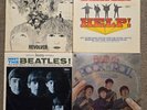 4 The Beatles LP Jackets Only: Revolver Help Meet the Beatles Rock'n'Roll Music