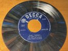 The Rolling Stones RARE Multicolored Greek 45 Ruby Tuesday 7” Greece Decca