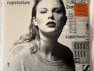 TAYLOR SWIFT 2017 REPUTATION EXCLUSIVE ORANGE FYE VINYL 2 LP NEW NOS SUPER RARE