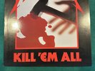 Metallica Kill Em All Vinyl Record Megaforce 1983 2nd pressing