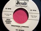 THE NUTMEGS - Whispering Sorrows - super clean Promo 45 rpm - Herald 466