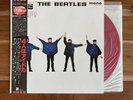 The Beatles HELP  Red Vinyl LP w/OBI, Japanese Release MONO EAS-70134 (NM)