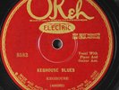 KEGHOUSE: keghouse blues / shiftin' my gear blues OKEH Single 78 RPM