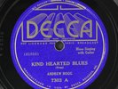 ANDREW HOGG: kind hearted blues / family trouble blues DECCA Single 78 RPM
