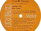 Elvis Presley - Loving You - LSP-1515(e) -  1968 rigid vinyl, grooved label