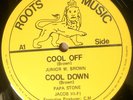 JUNIOR BROWN COOL OFF / REGGAE MELODY FORWARD UP PT2 ROOTS MUSIC ORIG ROOTS 10”