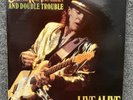 Stevie Ray Vaughn and Double Trouble - Live Alive 1986 LP Records Excellent